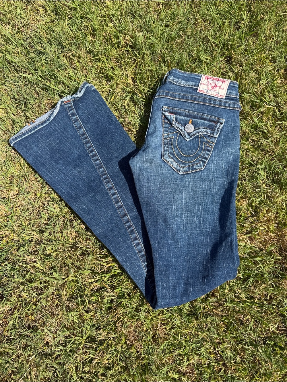 True Religion Women’s Dark Blue Bootcut Jeans